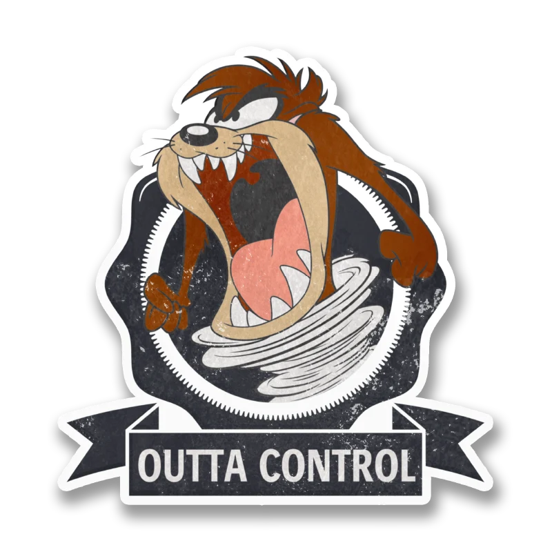 Outta Control Sticker
