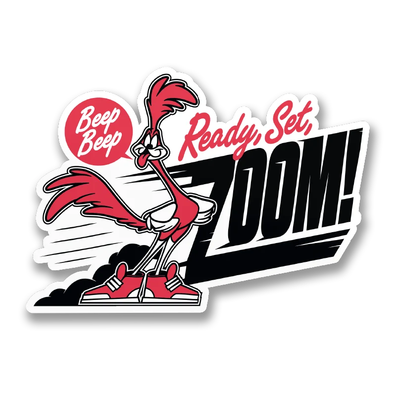 Ready, Set, Zoom Sticker