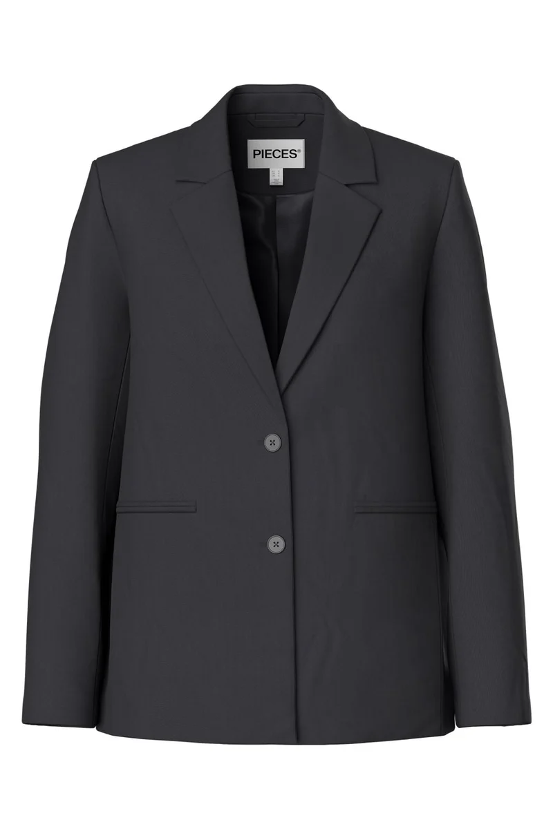 Pieces - Pcbosella Ls Loose Blazer - 5052241 Black