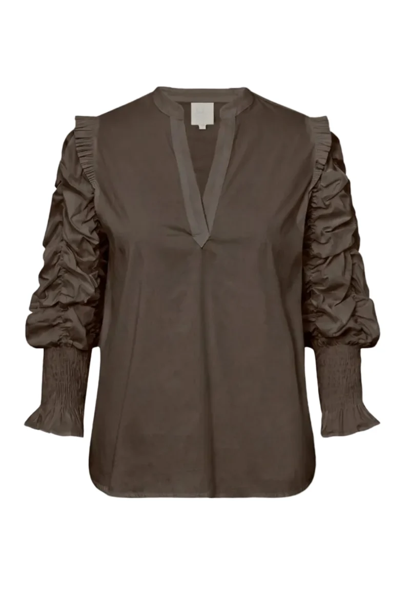 Gossia - Gotrine Blouse G1226 - Milk Chocolate