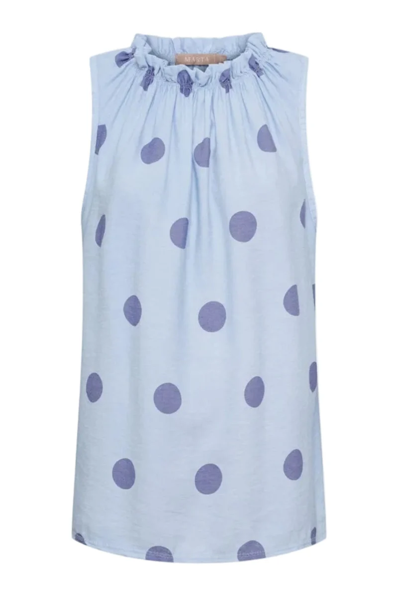 Marta Du Chateau - Mdclucina Top 2319 - Celeste