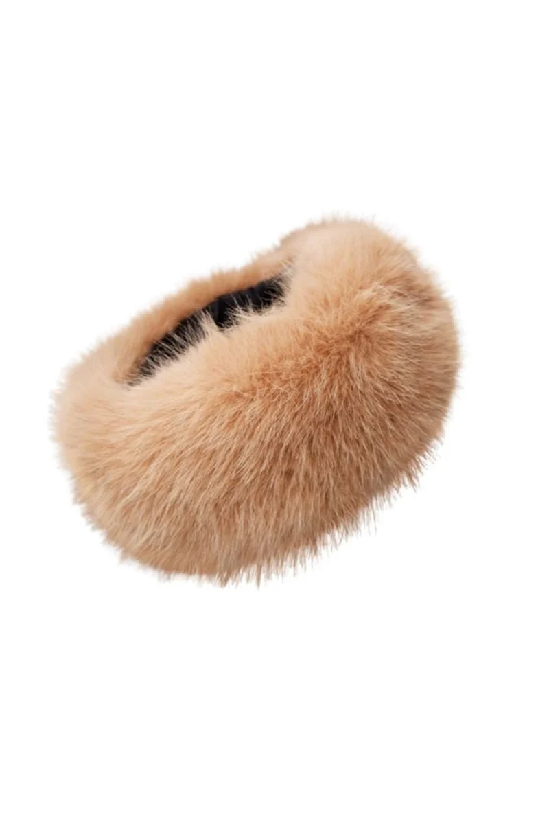 Black Colour - Bclida Soft Headband 8018 - Natural