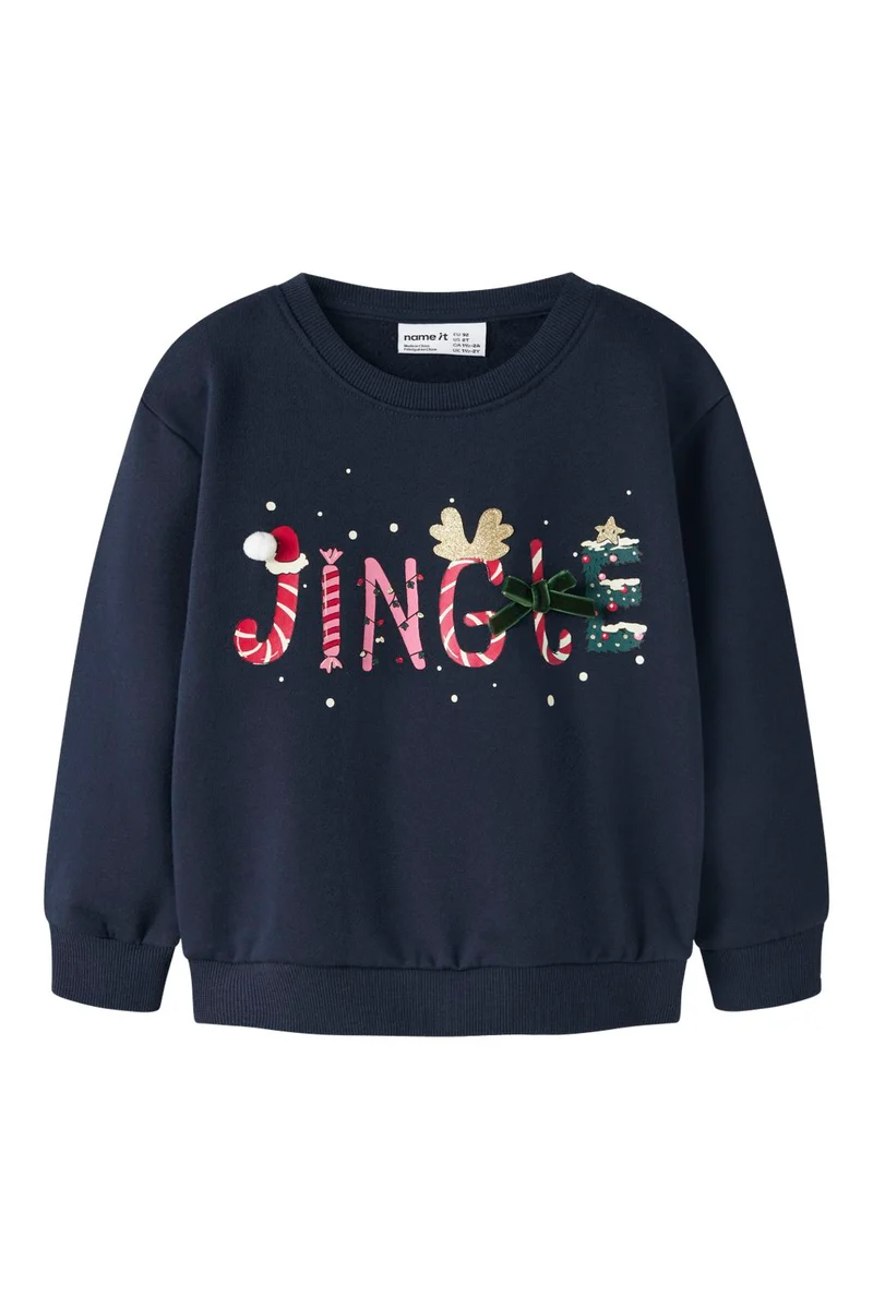 Name It - Nmfpolmax Ls Nreg Sweat Box - 5067294 Navy Blazer