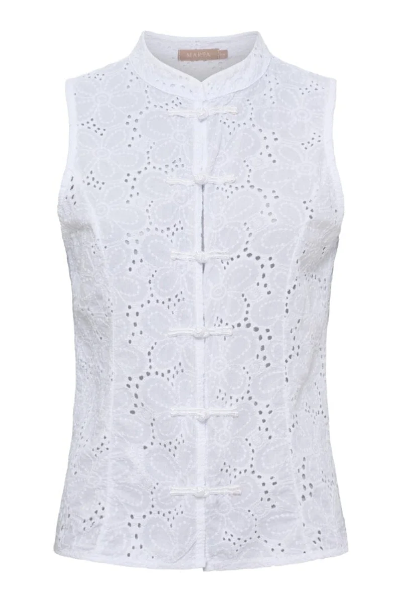 Marta Du Chateau - Mdcravella Top 268613 - White