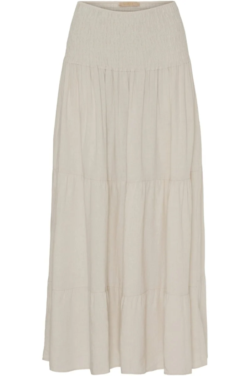 Marta Du Chateau - Mdcprincess Skirt - 102 Solid Sabbia