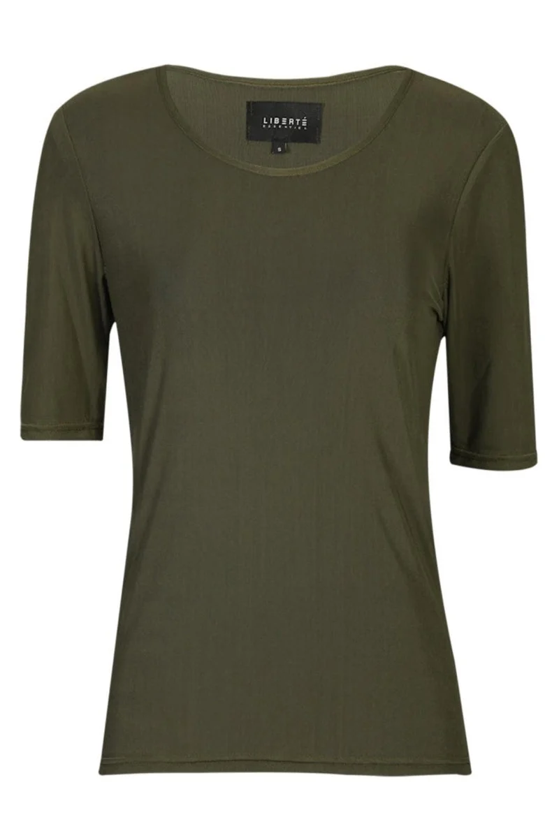 Liberte - Mesh Ss Tshirt 22064 - Army