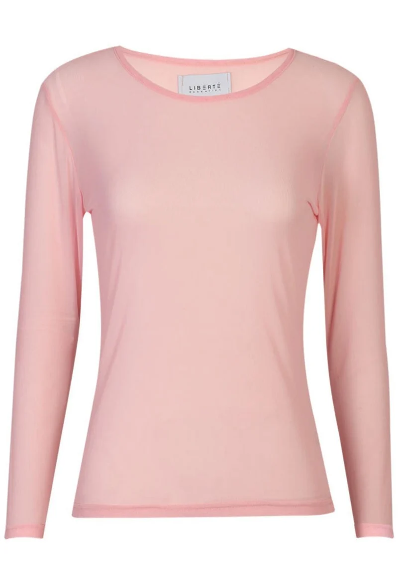 Liberte - Mesh Ls Tshirt 22065 - Rose