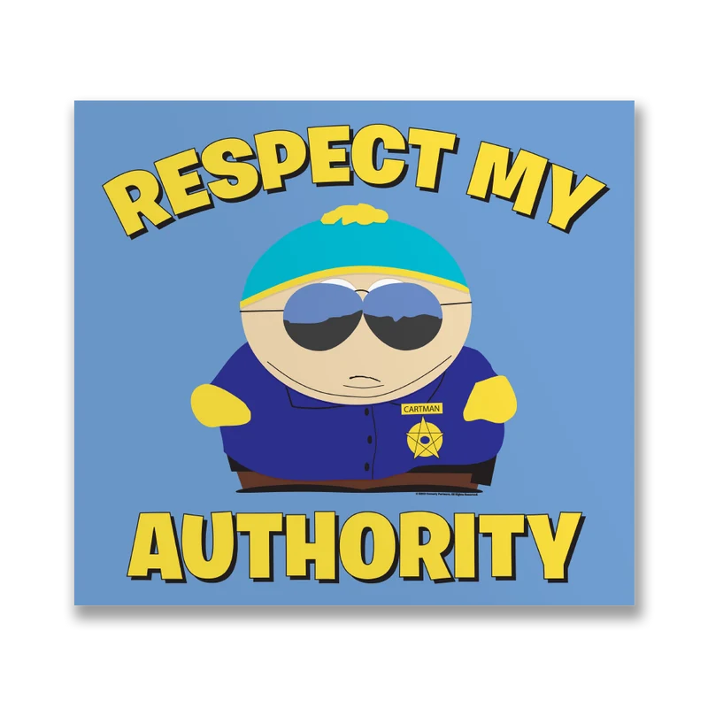 Respect My Authority Sticker