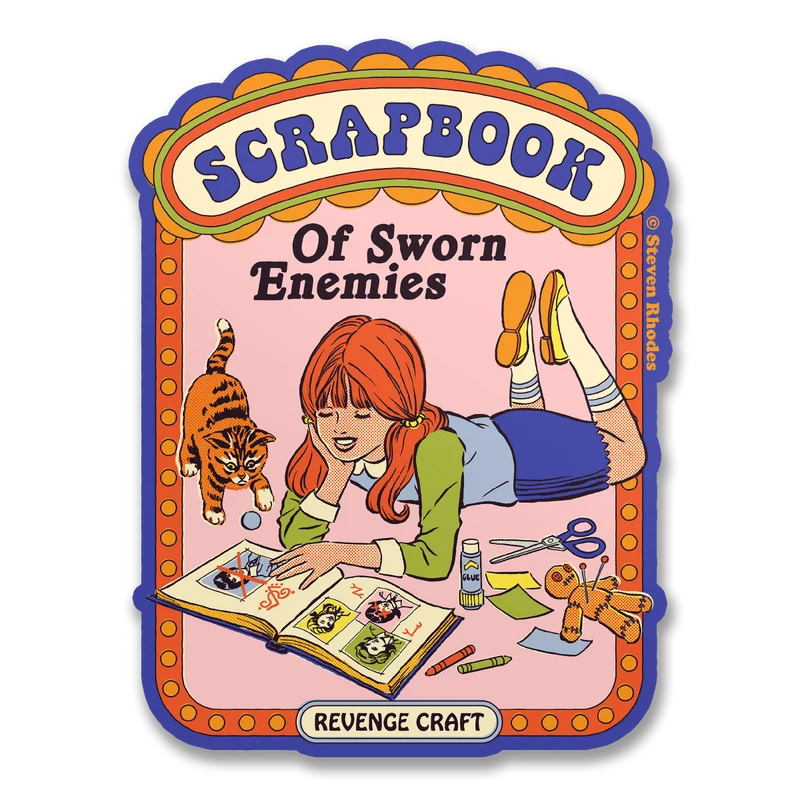 Steven Rhodes - Scrapbook Of Sworn Enemies Sticker