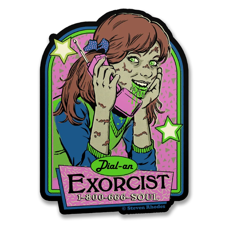 Steven Rhodes - Dial-An Exorcist Sticker