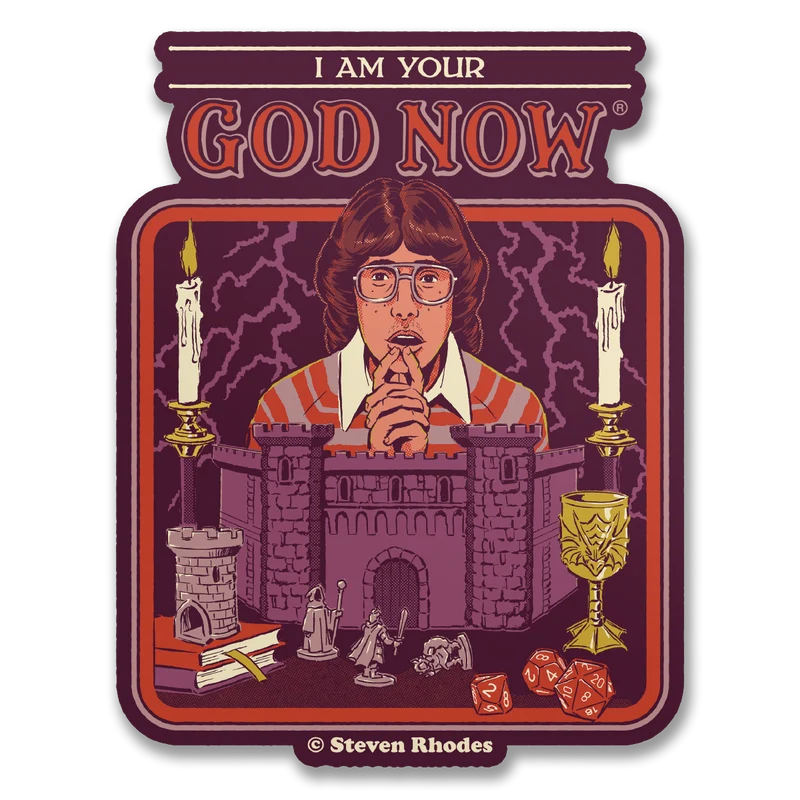 Steven Rhodes - I'm Your God Now Sticker