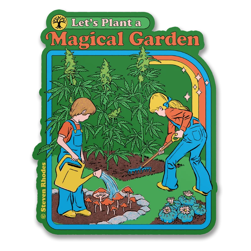 Steen Rhodes - Magical Garden Sticker