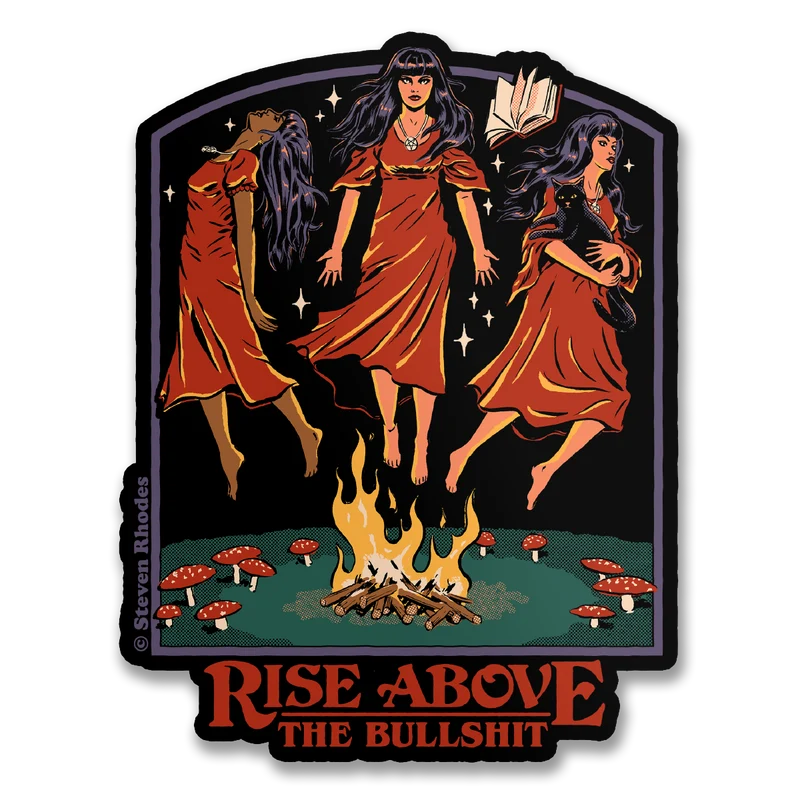 Steven Rhodes - Rise Above The Bullsh*t Sticker