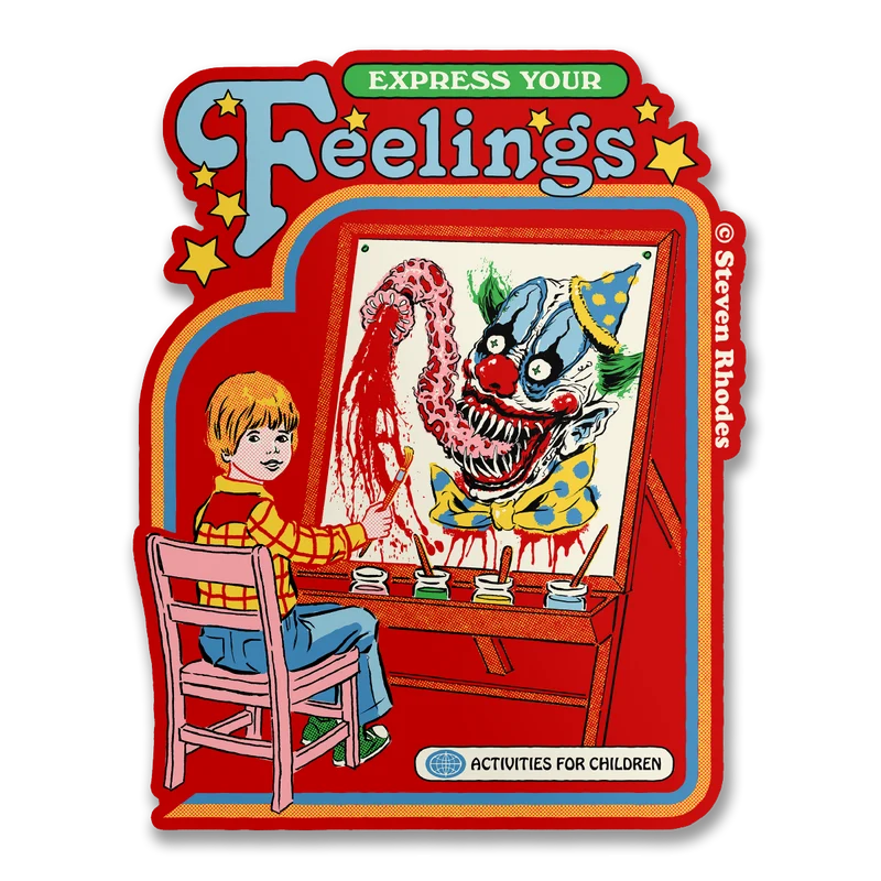 Steven Rhodes - Express Your Feelings Sticker