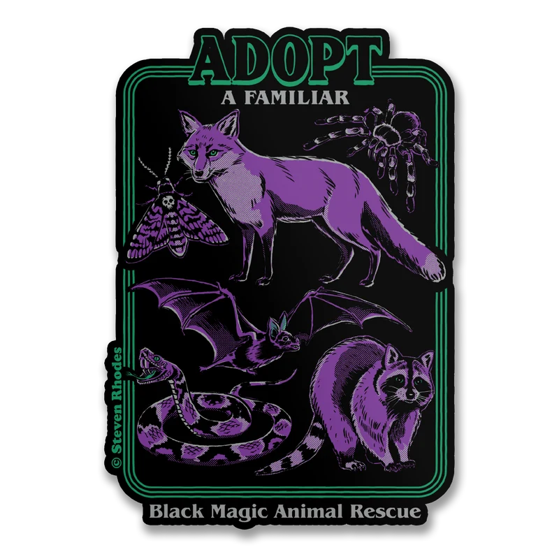 Steven Rhodes - Adopt A Familiar 2nd Edition Sticker