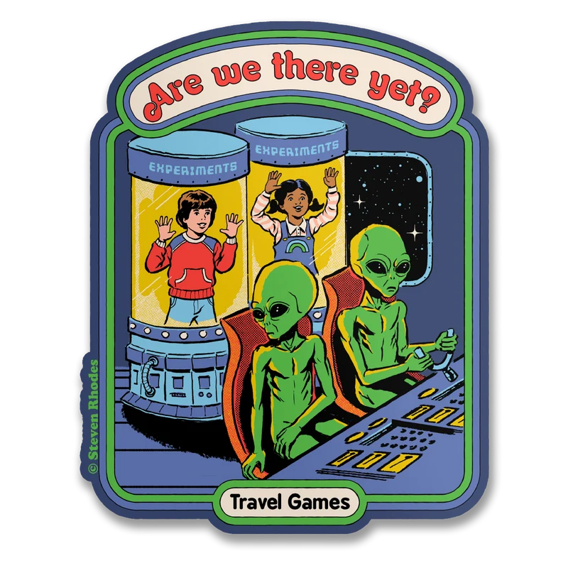 Steven Rhodes - Are We There Yet Sticker