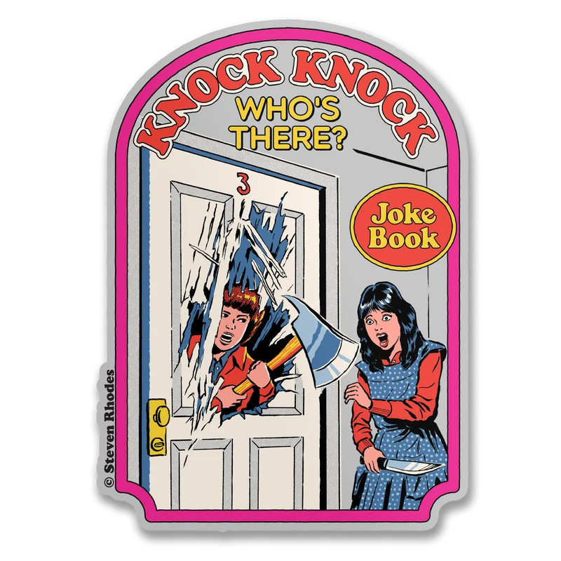 Steven Rhodes - Knock Knock Who's There Sticker