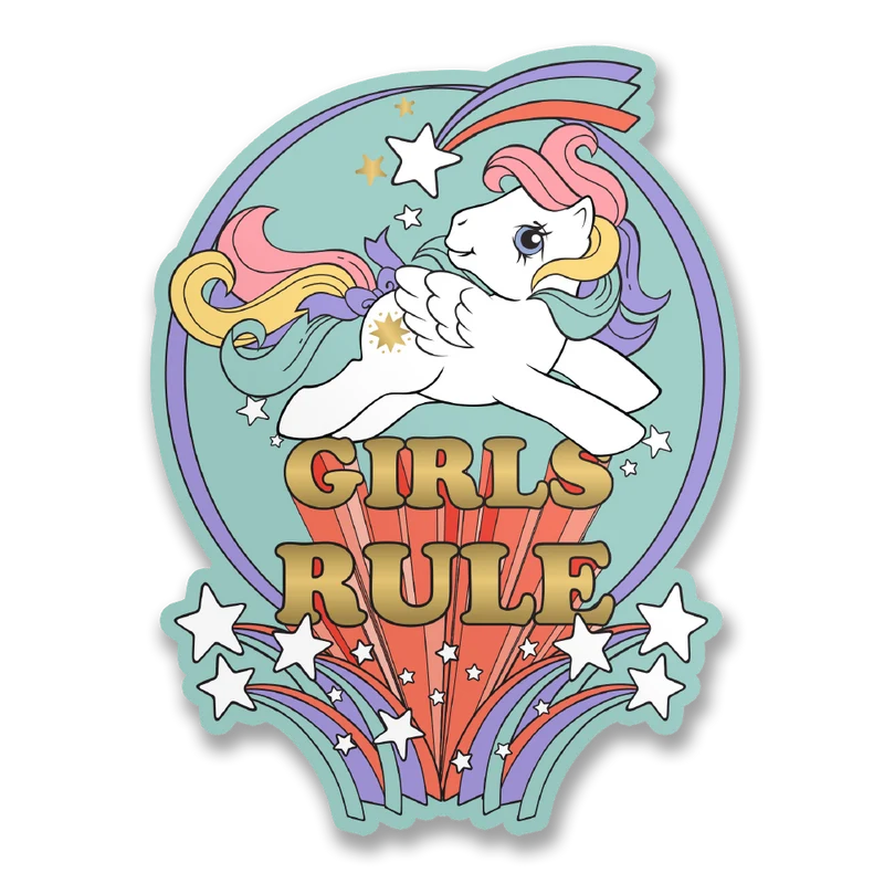 MLP Girls Rule Sticker