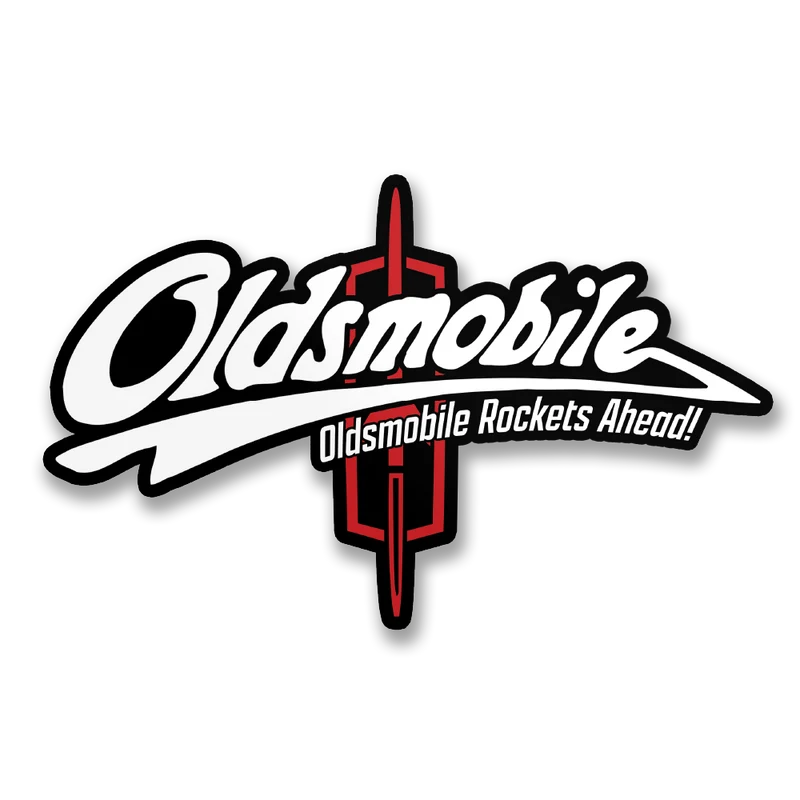 Oldsmobile Rockets Ahead Sticker