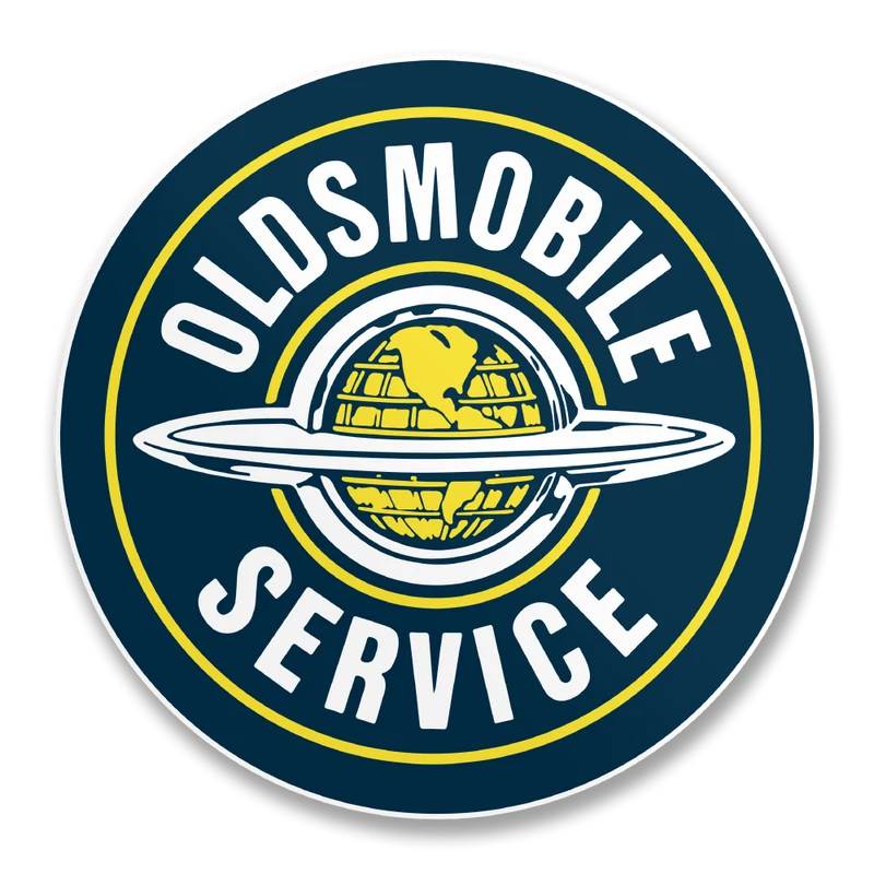 Oldsmobile Service Sticker