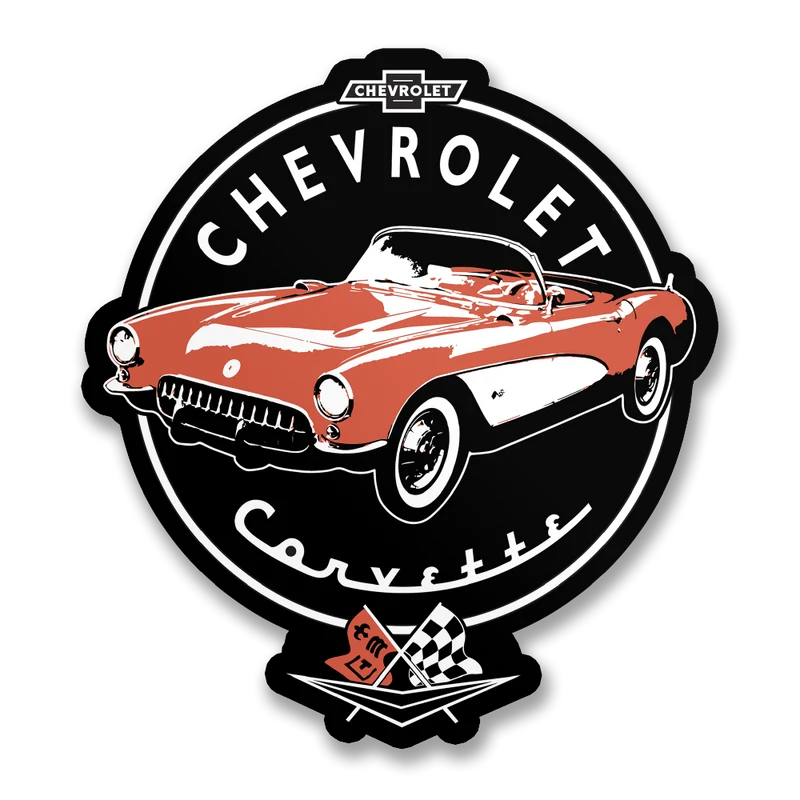 Corvette C1 Retro Sticker