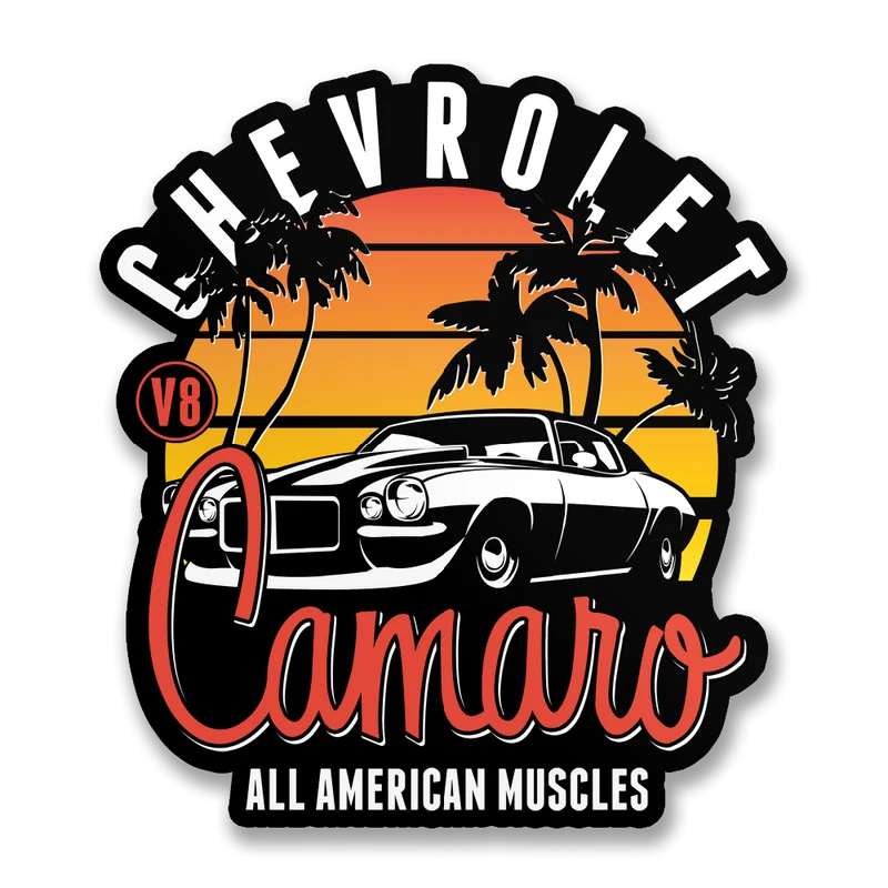 Chevrolet Camaro Sunset Sticker