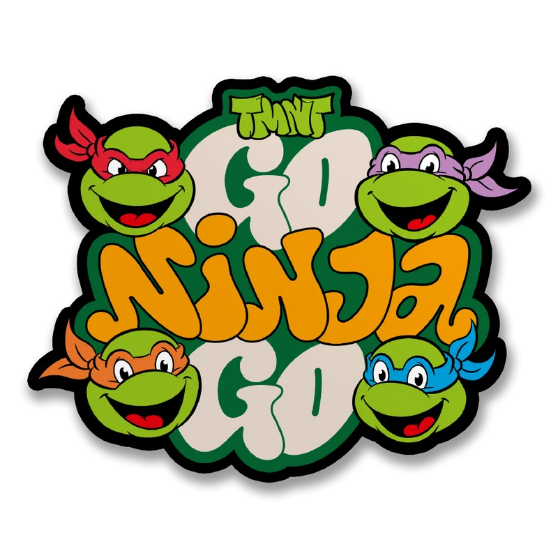 Go Ninja Go Sticker