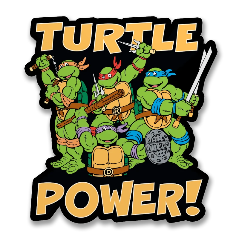 Turtle Power Sticker