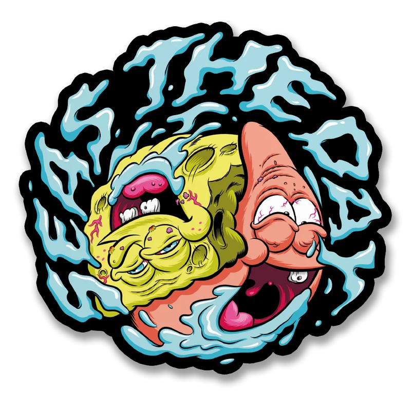 Seas The Day Sticker