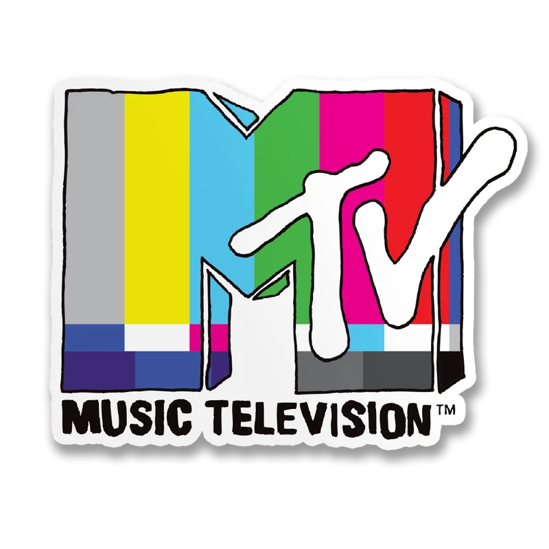 MTV Test Image Logo Sticker