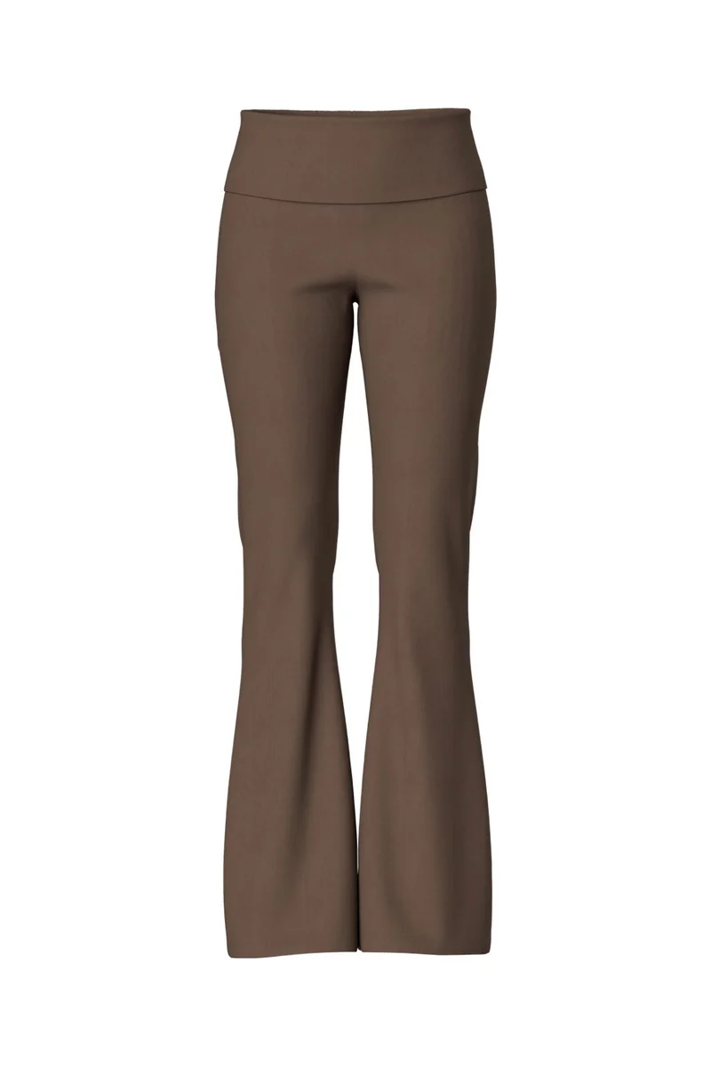 Pieces - Pcgeorgina Flared Legging - 5185872 Hot Fudge