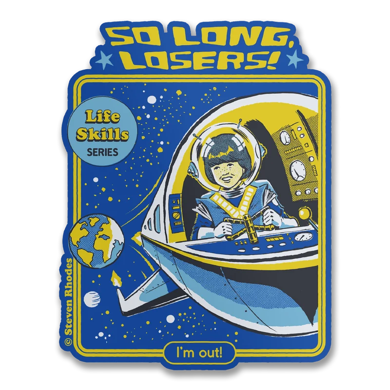 Steven Rhodes - So Long Losers Sticker