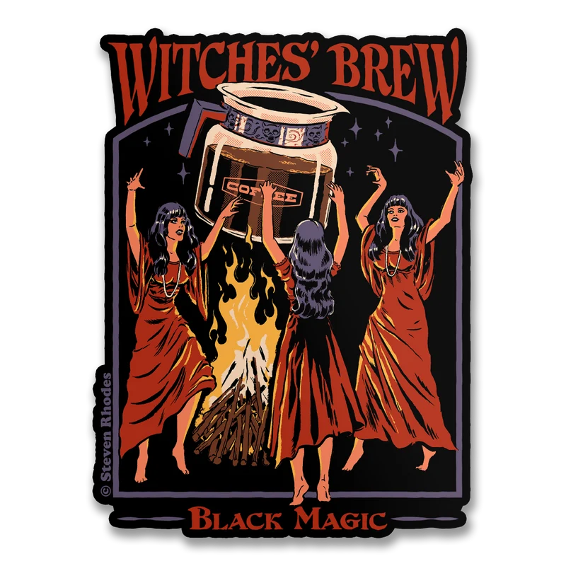 Steven Rhodes - Witches' Brew Sticker