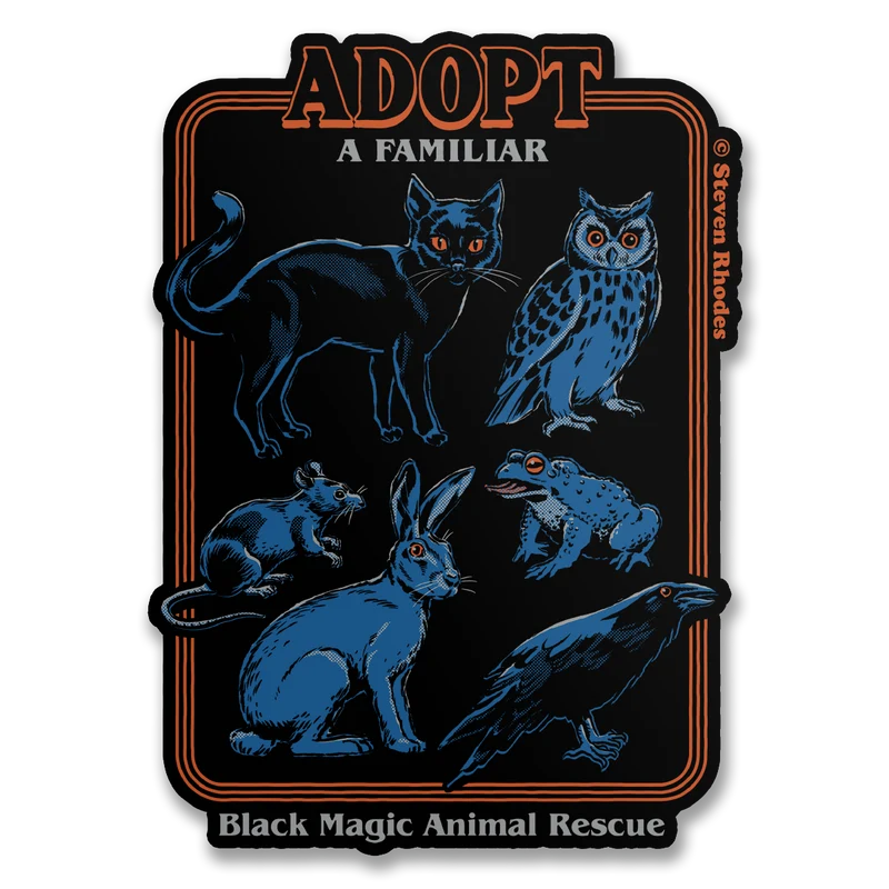 Steven Rhodes - Adopt A Familiar Sticker
