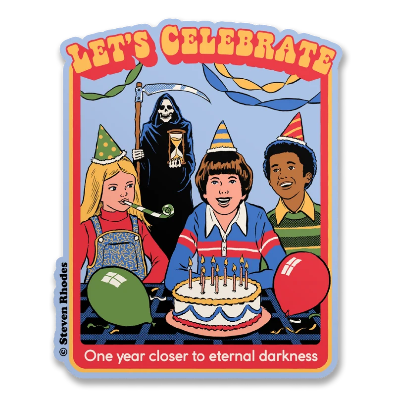 Steven Rhodes - Let's Celebrate Sticker