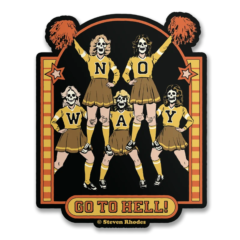 Steven Rhodes - Go To Hell Sticker