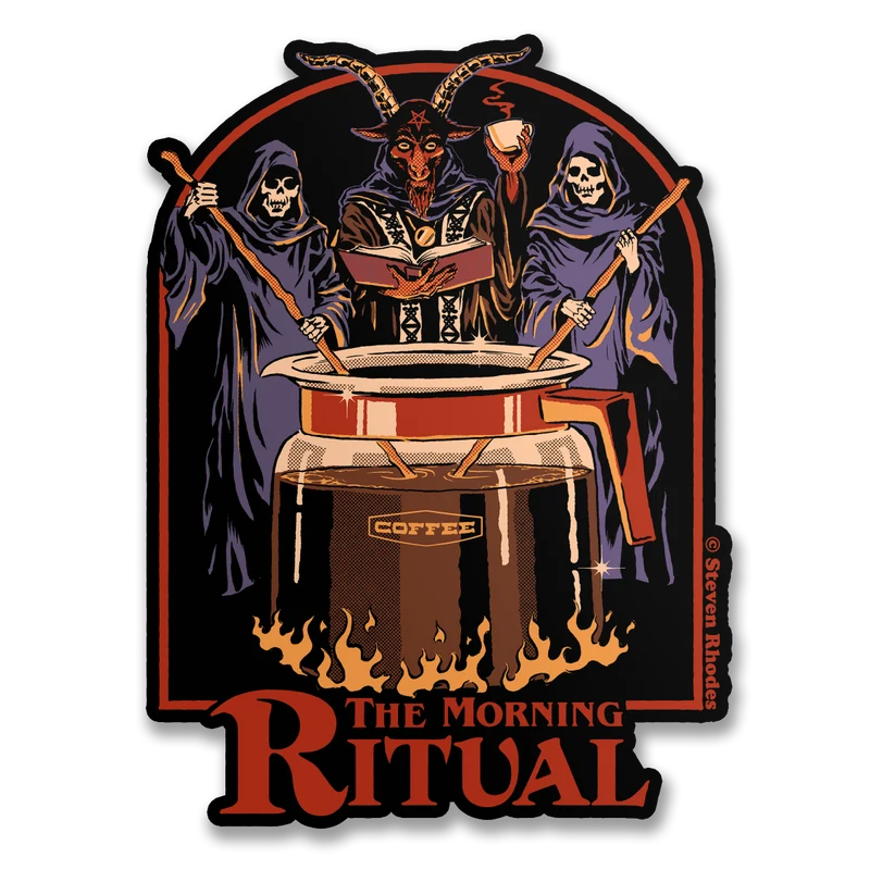 Steven Rhodes - The Morning Ritual Sticker