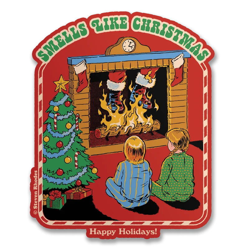 Steven Rhodes - Smells Like Christmas Sticker