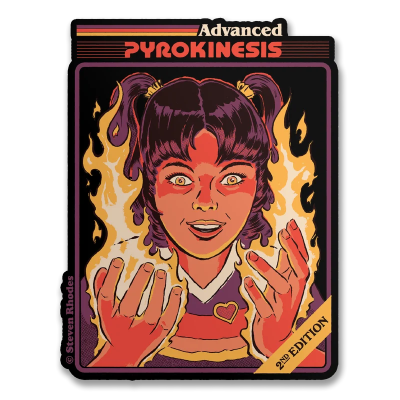 Steven Rhodes Advanced Pyrokinesis 2nd Edition Sticker