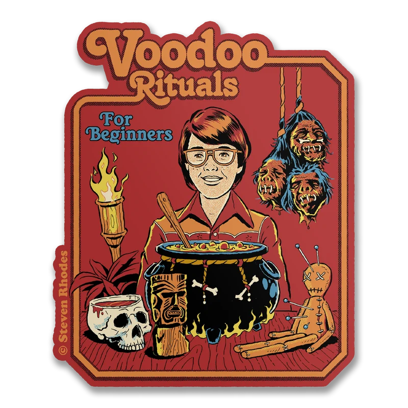 Steven Rhodes - Voodoo Rituals Sticker