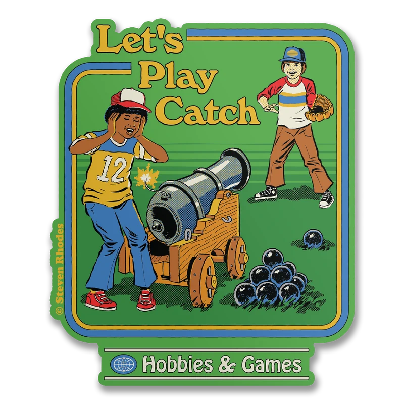 Steven Rhodes - Let's Play Catch Sticker