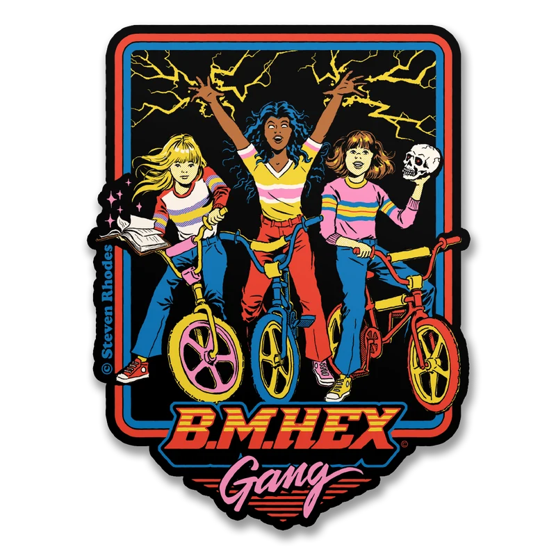 Steven Rhodes - B.M.Hex Gang Sticker