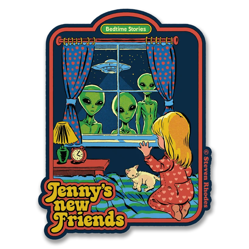 Steven Rhodes - Jenny's New Friends Sticker