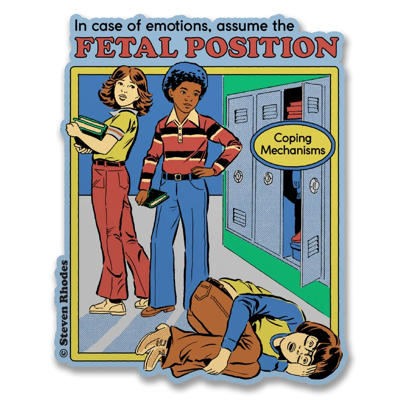 Steven Rhodes - Fetal Position Sticker