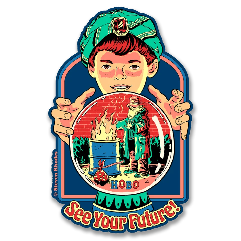 Steven Rhodes - See Your Future Sticker