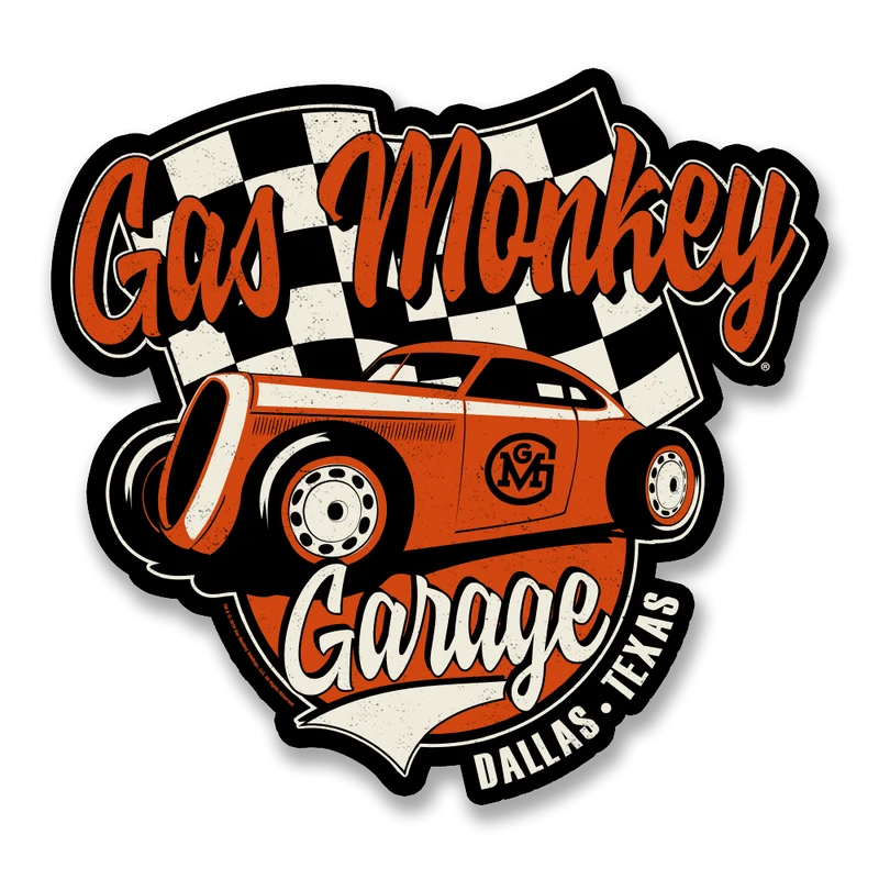 Gas Monkey Garage Racing Sticker