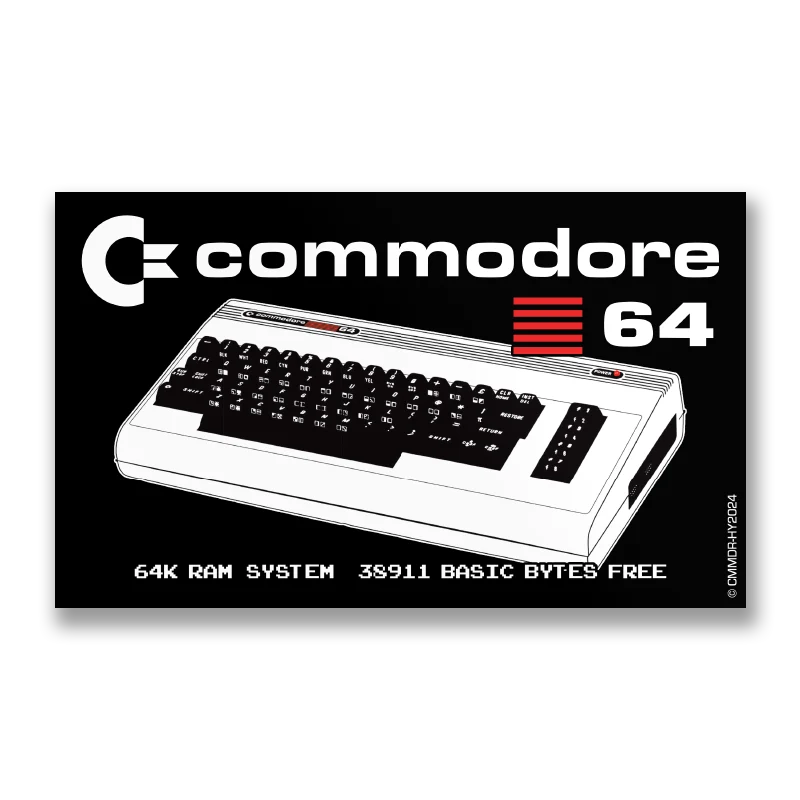 Commodore Keyboard Sticker