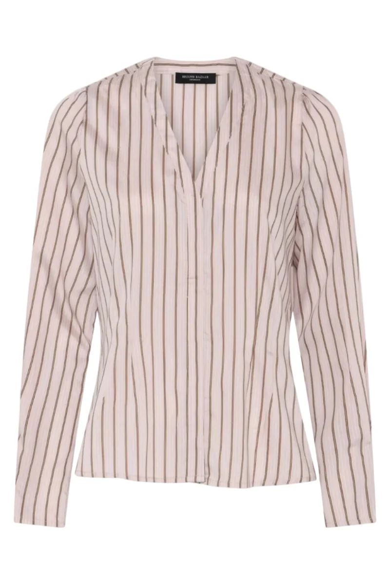 Bruuns Bazaar - Arengabbzea Shirt BBW4879 - Primrose Pink Stripe