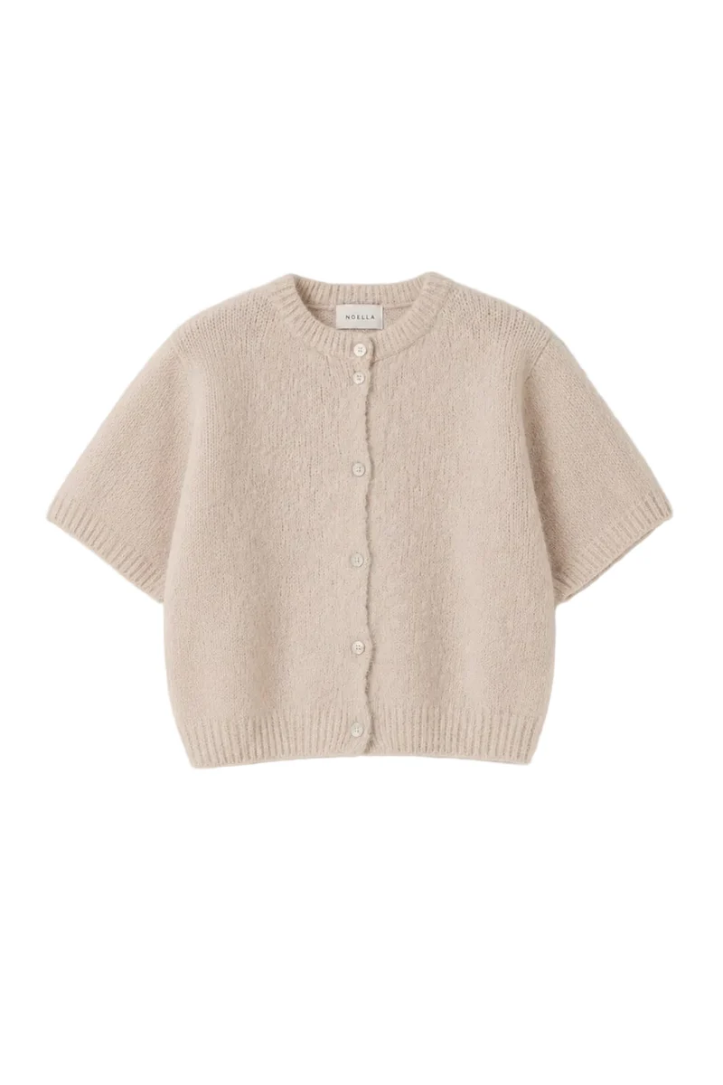 Noella - N-Kae Ss Knit Cardigan 15950003 - 1206 - Oyster