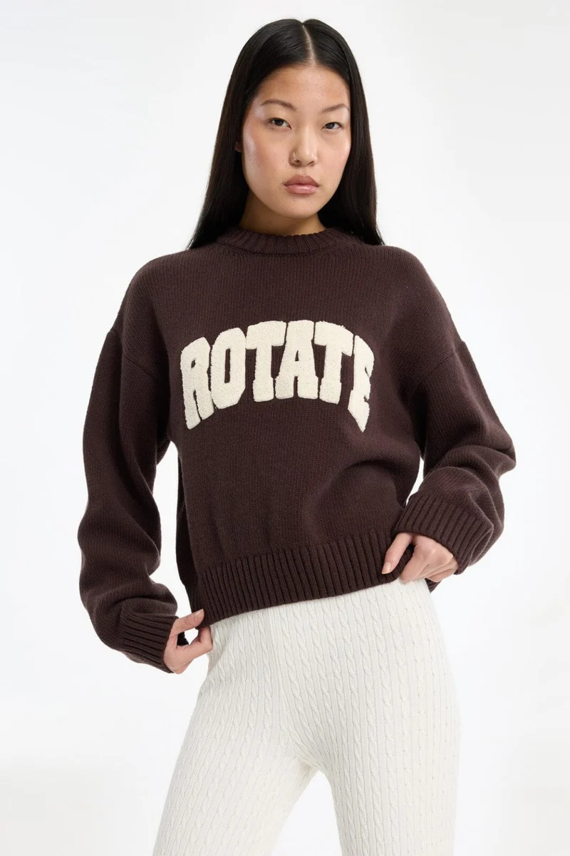 Rotate - Crewneck Sweater 1165123088 - 3088 Molé Comb.